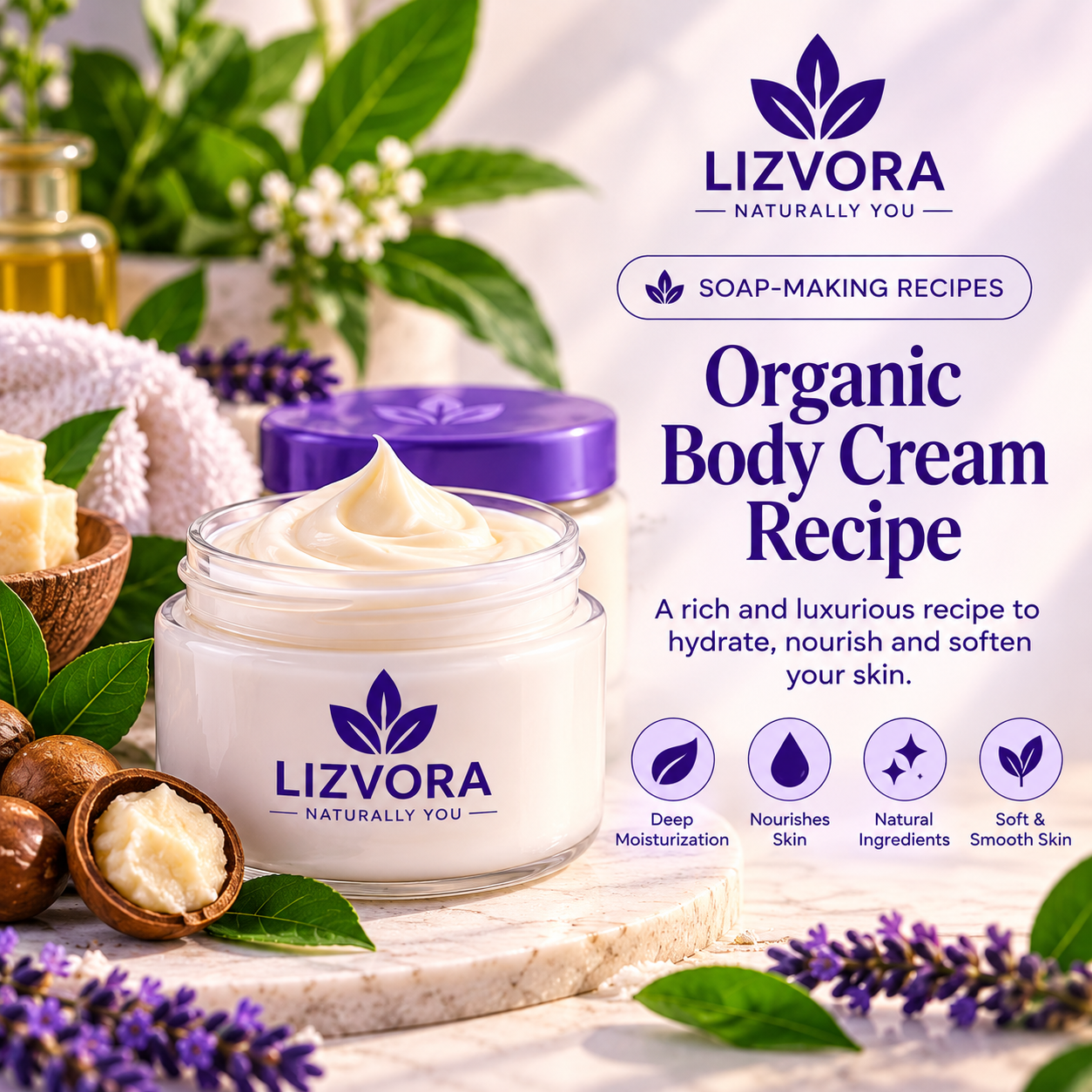 Organic Body Cream Recipe